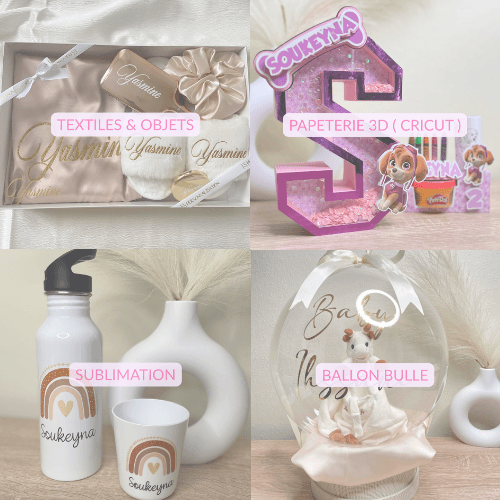 formation personnalisation papeterie ballon bulle sublimation